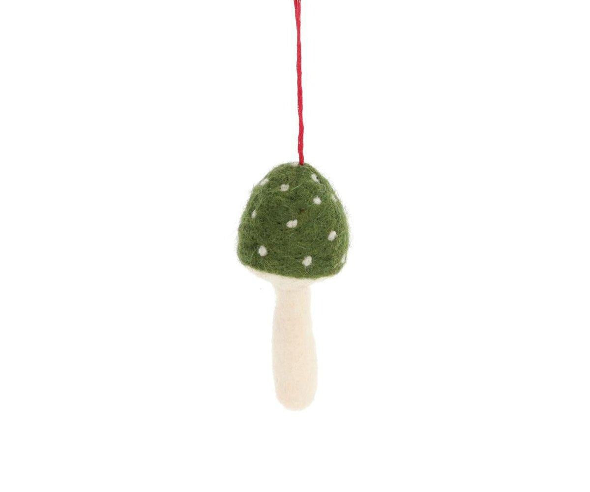 Tutete - Christmas Decoration - Green Mushroom